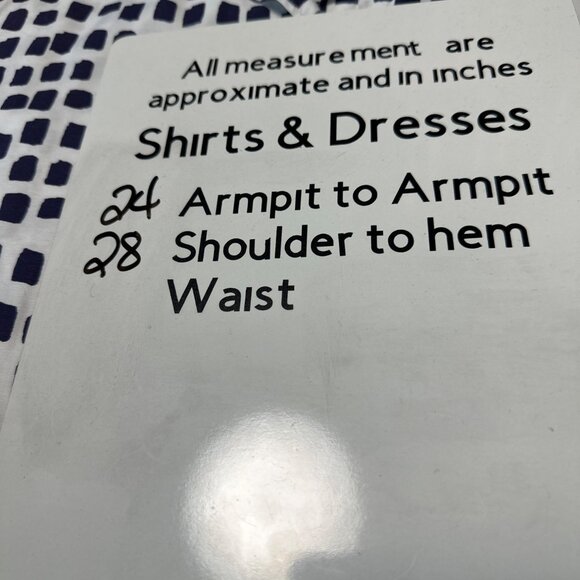 Chicos Purple & White Button-Down Shirt With Abstract Square Print Sz 3.5 US 18 - Picture 11 of 11